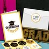 12 Pack Gold Foil Graduation Cards 2026 with Envelopes&Stickers Bulk Assortment for College,High School, Congrats Grad Gifts Decorations for Him Her