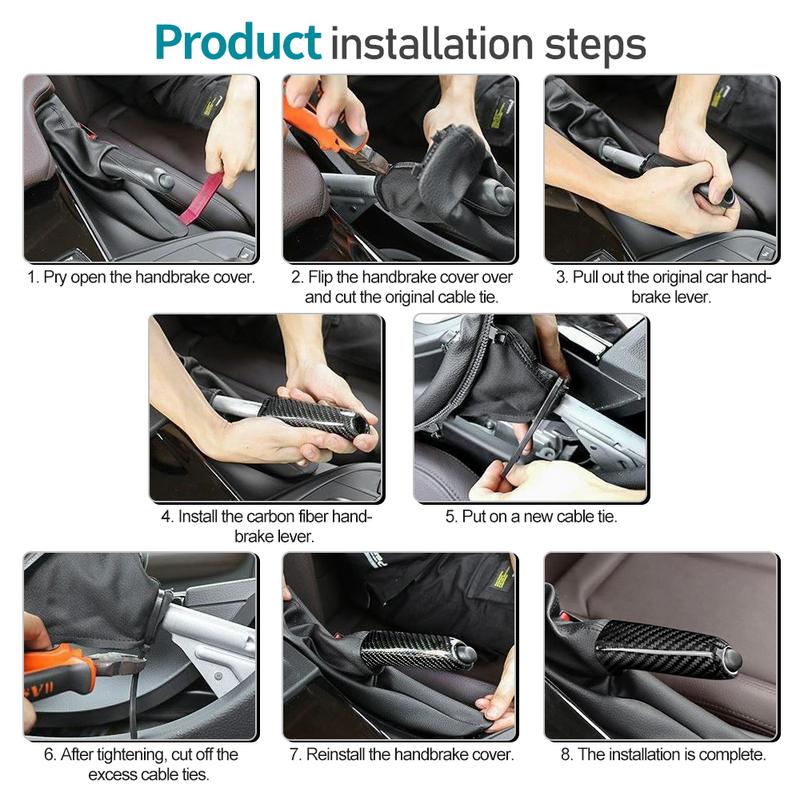 Сухой Углепластик Для BMW E90 E91 E92 E93 E86 E87 E81 E60 E61 E88 E63 E64 E87 E82 E85 Автомобильные Аксессуары Накладка на Рукоятку Ручного Тормоза