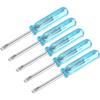 Mini One-Touch Screwdriver, 2.0 Mm Flat Head, 45 Mm Long, for Small Appliance Repair, 5-Pack