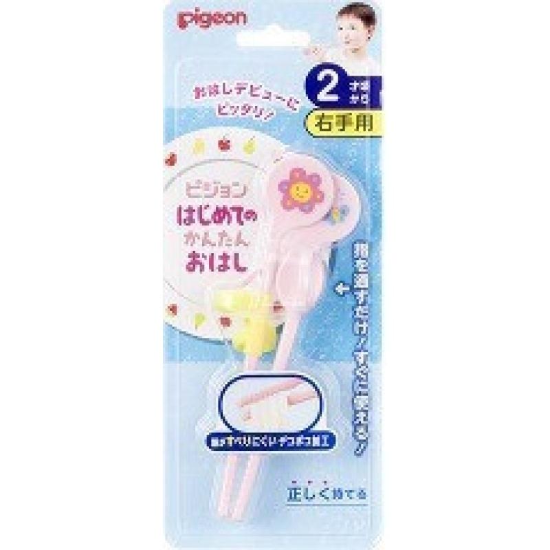 Палочки для еды First Simple для правой руки розовые 1 шт.