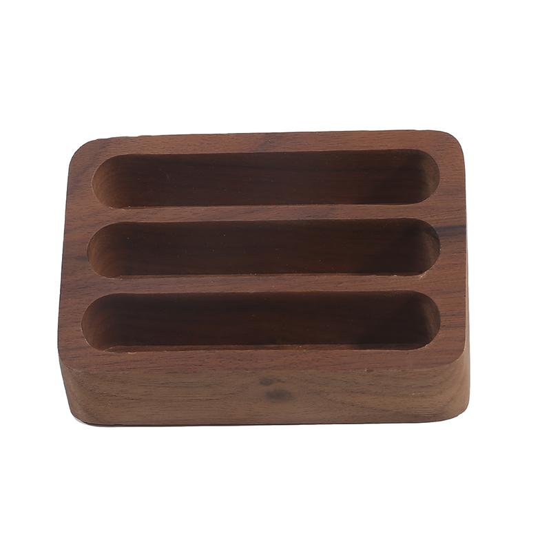 Деревянная настольная подставка для визитных карточек, держатель для заметок, ящик для хранения, деревянный органайзер для карточек для офиса