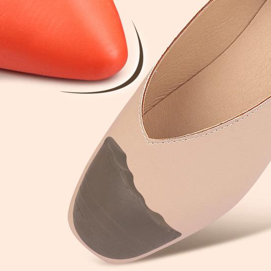 1 пара пенопластовых заглушек для пальцев, фиксирующих мешковатую обувь, утолщенный дизайн, мягкая текстура, подушечки половинного размера, женские и мужские аксессуары