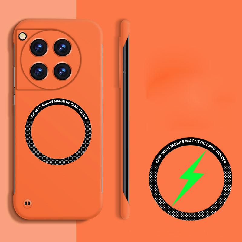 Магнитный безрамочный жесткий чехол Magsafe для Oneplus 12 5G 12R 1 + 12, ультратонкий матовый чехол без полей с беспроводной зарядкой для One Plus 12 ACE 3 2V 2pro
