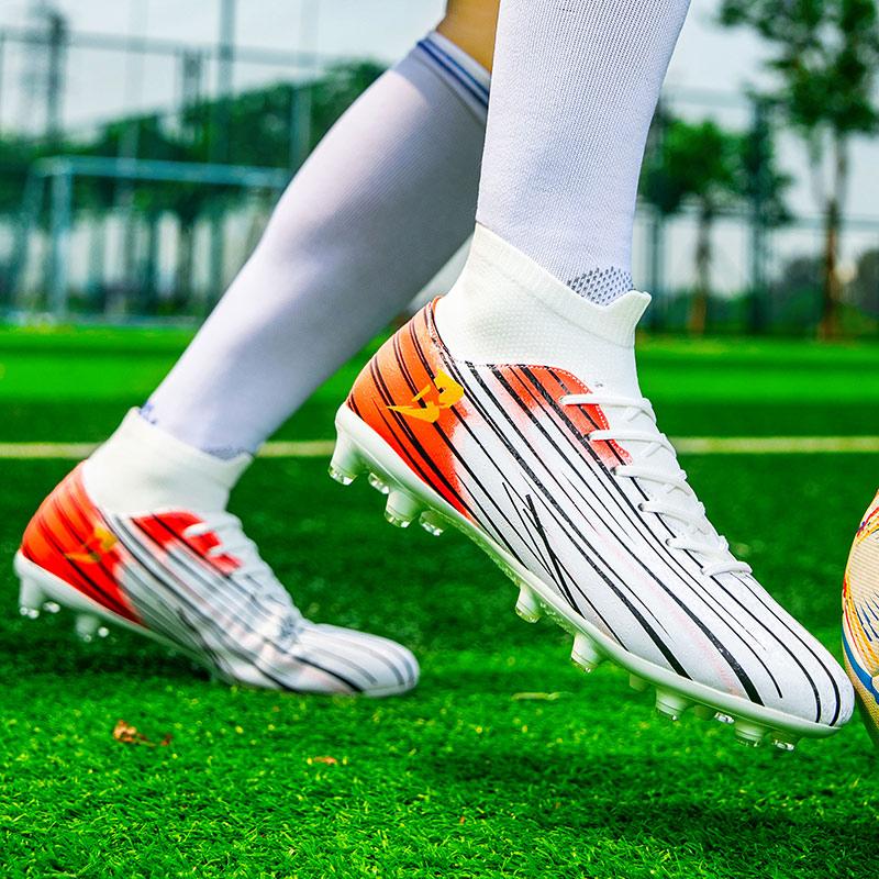 2024 Мужские футбольные бутсы большого размера Сверхлегкие футбольные бутсы для мальчиков Кроссовки Нескользящие футбольные бутсы AG/TF Ботильоны унисекс