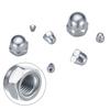 165PCS304 Stainless Steel Cover Nut Set M3M4M5M6M8M10 Integrated Semi-round Cover Nut Box