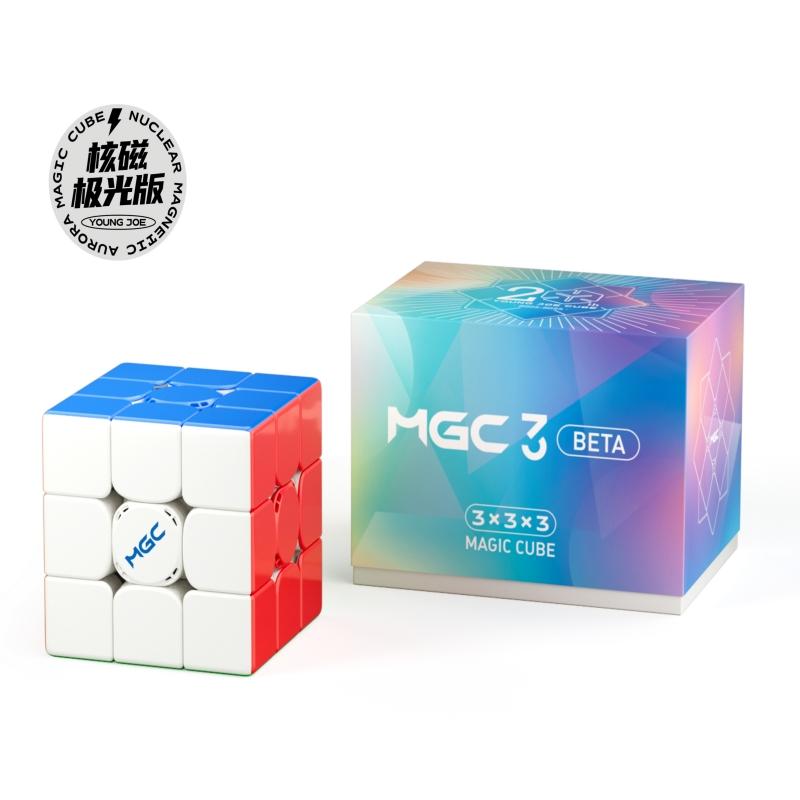 Non-Toxic Yj Mgc Beta 3X3X3 Magnetic Magic Cube Maglev Ball Core Uv Stickerless Professional 3X3 Speed Fidget Cube Toys Children Gift