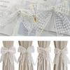 Curtain Tieback Beautiful Bow Lace Holder Hook Buckle Fashion Decorative Pretty Clip Polyester S8K5