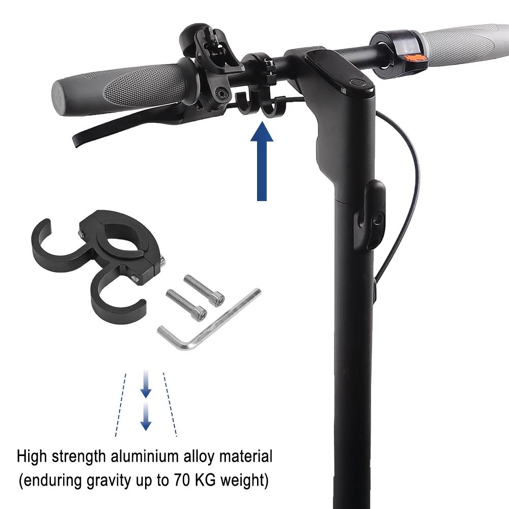 Портативная двойная металлическая стойка для шлема для Xiaomi M365 Pro Mi3 Mi4 4 Ultra Mi4 Lite, крючки для электросамоката, простые крючки для вешалок