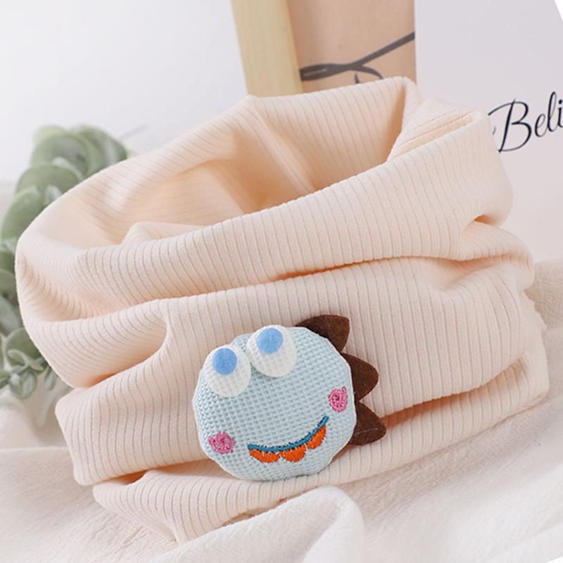 Приятный для кожи осенне-зимний универсальный утолщенный детский плюшевый шейный платок для школьников детский шарф