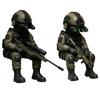 Миниатюрная фигурка солдата тактического назначения Декоративный орнамент стрелка Мини-солдат Фигурка из смолы Коллекционная для ветеранов Мужчин