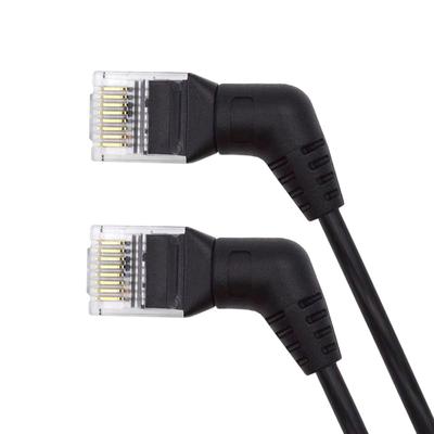 Cablecc Вращающийся на 360 градусов кабель CAT6 UTP Папа-Папа Вращающийся кабель с RJ45 8P8C 1000 Мбит/с LAN Ethernet Сеть 25 см Адаптер,