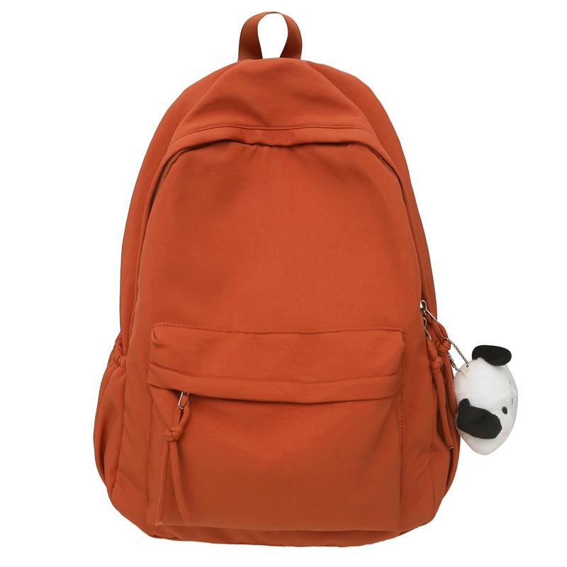 Женский рюкзак большой вместимости, однотонный, студенческий рюкзак, мужской школьный рюкзак