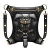 Johnature Steampunk Multifunction Women Bag Moto & Biker Outdoor Waist Bags Versatile Fashion Rivet Shoulder Bags
