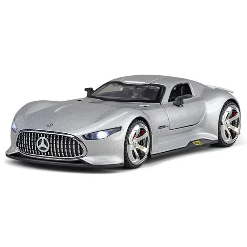 1/32 Scale Benzs Vision GT Alloy Concept Sports Car Model Diecast Metal Racing Car Vehicles Model Sound Light Simulation Kids Toy Gift