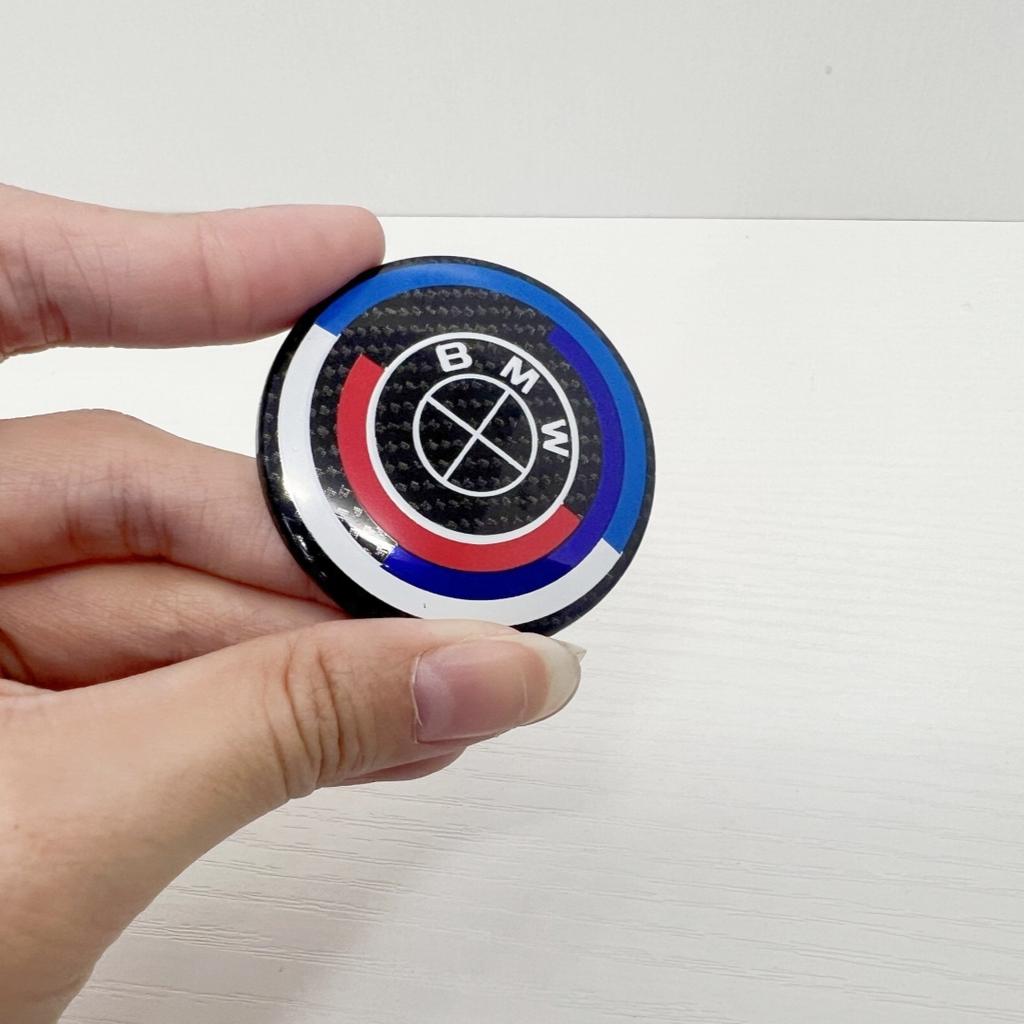 GTJK9 Car Emblem Steering Wheel Decoration Badge Sticker Logo Accessories For BMW M Logo G80 E84 F48 G01 G11 X1 X2 X3 X4 X5 X6 G07 G86