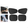4x Car Side Window Sun Shades Cover Heat Blocking Protection Auto Privacy Curtain for Sleeping