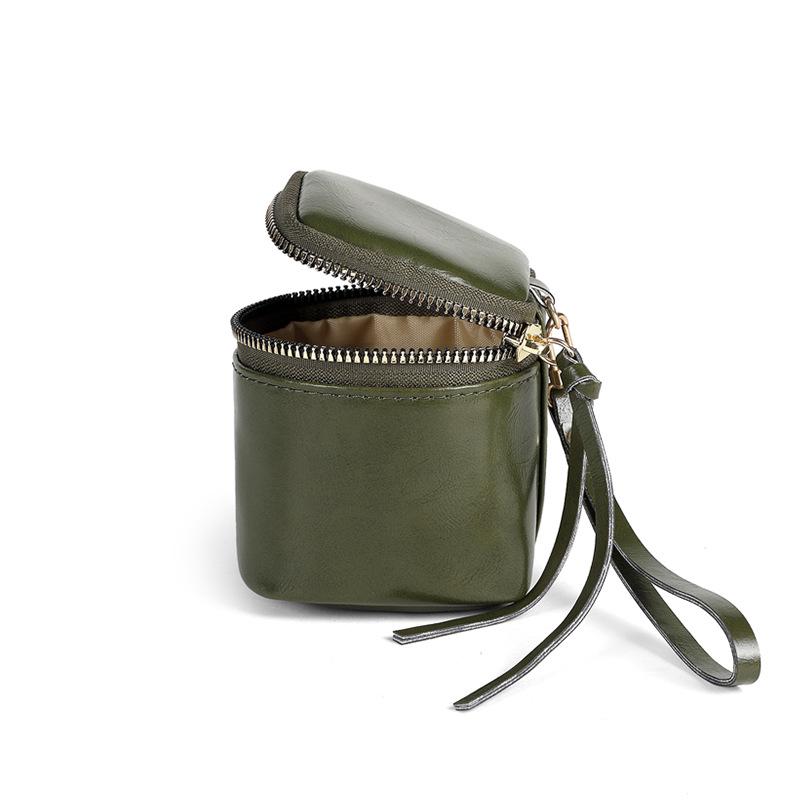 Винтажный чехол для ключей и кошелек для монет из искусственной кожи