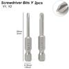 Precision Screwdriver Bit Set Magnetic Special Tip Square Slot Phillip Torx Y U Hex Allen Wrench Pentagon Screw Driver Bat