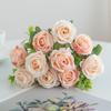 Artificial Flowers Silk Roses Diy Wedding Party Bridal Garden Roses Home Room Festival Decorative Gift Garland Photography Props