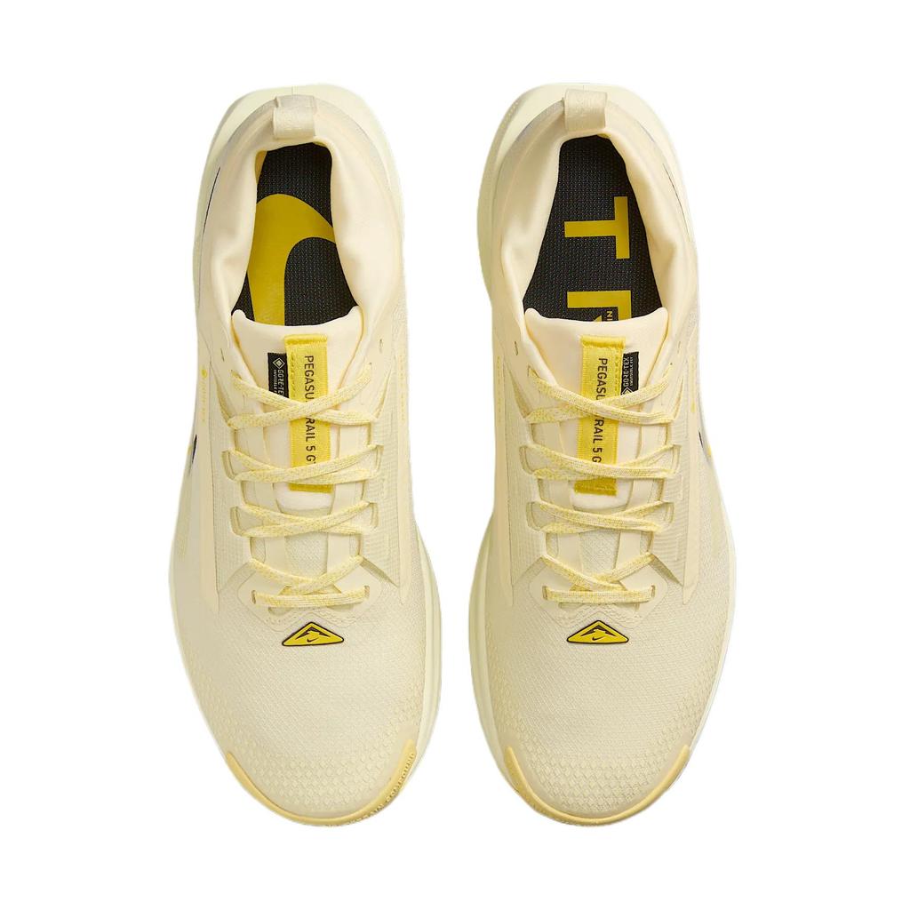 Nike Pegasus Trail 5 GORE-TEX Alabaster Saturn Gold Men Sneakers Yellow Lightning Medium-Ash FQ0908-700