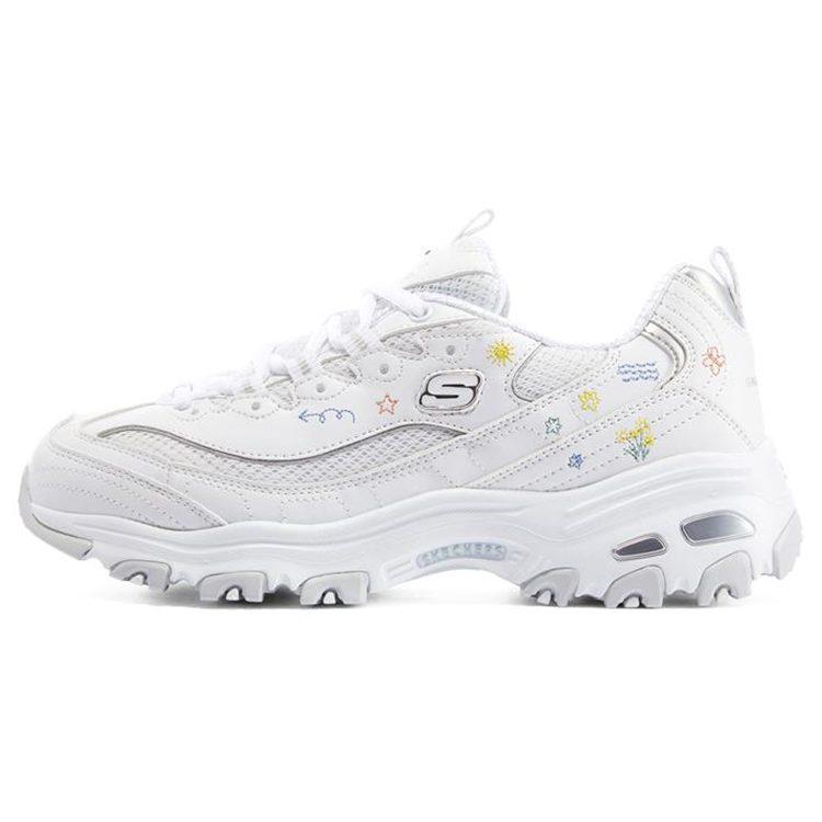 Skechers D'Lites 1.0 'Белый' Женские 896155-WHT