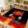 Rammstein German Industrial Metal Style Rectangular Rug Durable Easyclean Carpet For Living Room Hallway Balcony Home Decor Valentine'S Day Gift