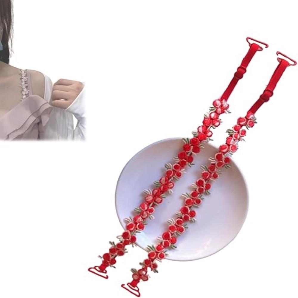Lace Floral Bra Straps Removable Bra Straps Replacement Creative Gift Shoulder Straps