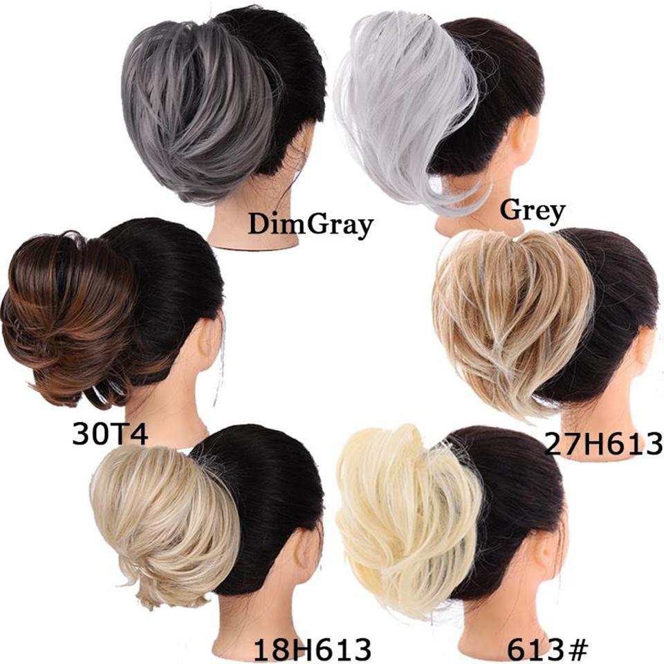 Модные булочки для наращивания волос, эластичные синтетические грязные резинки для волос, шиньон, эластичная лента, шиньоны для женщин