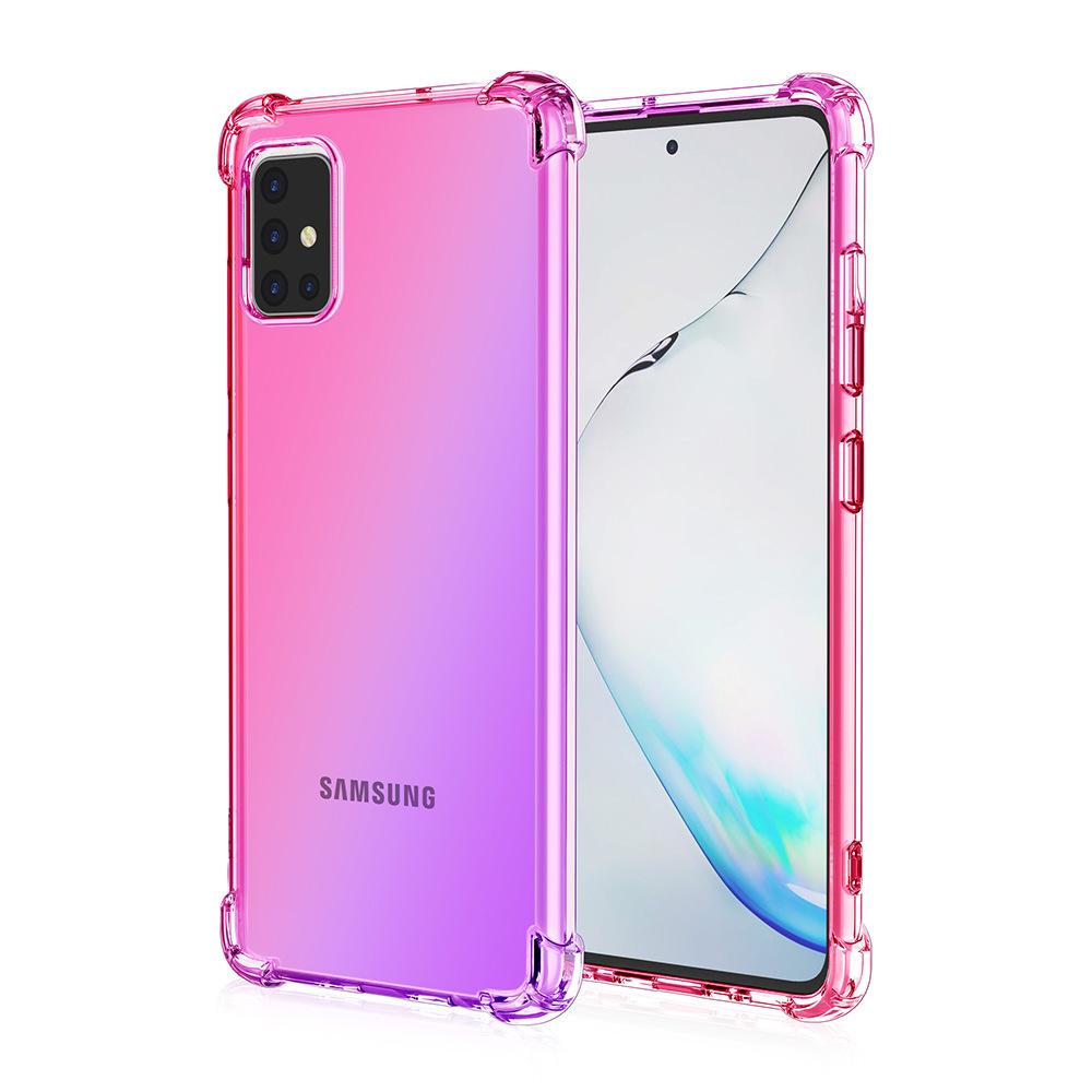 Противоударный чехол для мобильного телефона Samsung A17 A71 Градиентный чехол для мобильного телефона A07 A20 Подходит для A30 Защитный чехол A50 A21S
