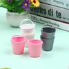 2Pcs 1:12 Mini Cute Buckets Decoration Miniature Toy Kitchen Room Accessories
