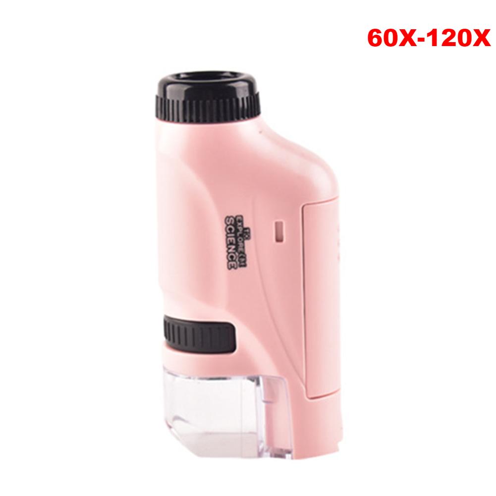 1000x Детский микроскоп Лаборатория Цифровые микроскопы 2-дюймовый IPS-экран Электронный увеличитель Камера с 8 светодиодами Функция фото-видео