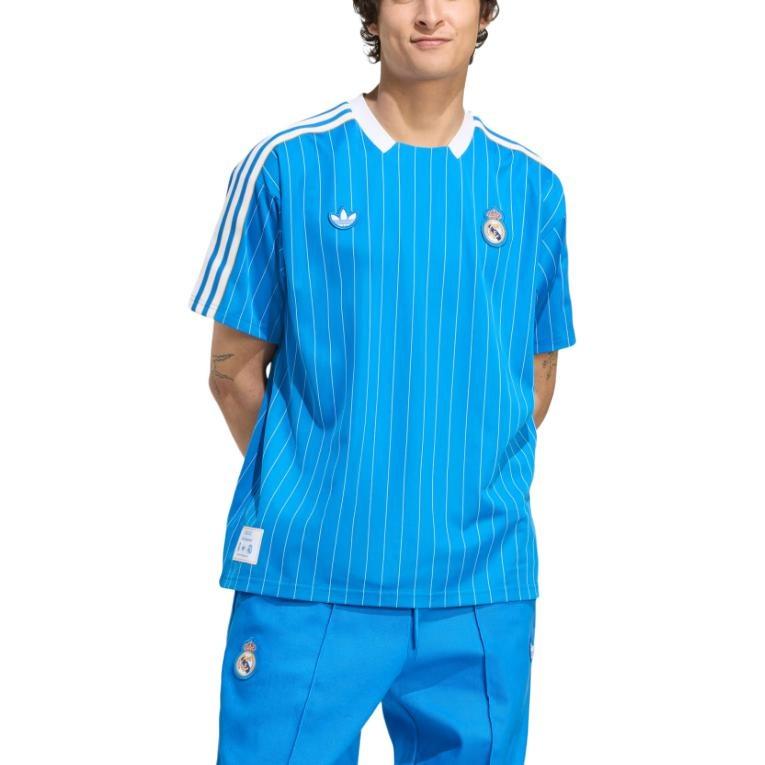 adidas Real Madrid Terrace Icon Asia Sizing 'Blue Bird' Men's JN3060