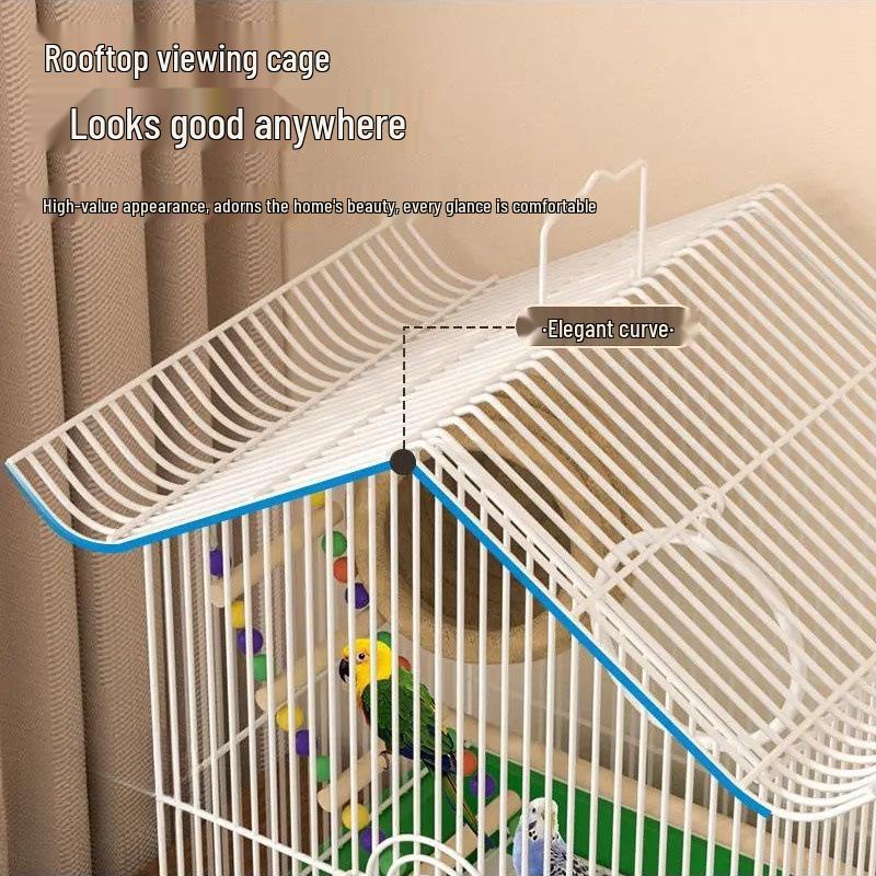 Компактная декоративная металлическая клетка для птиц для пиона, жемчужной амадины или волнистого попугайчика
