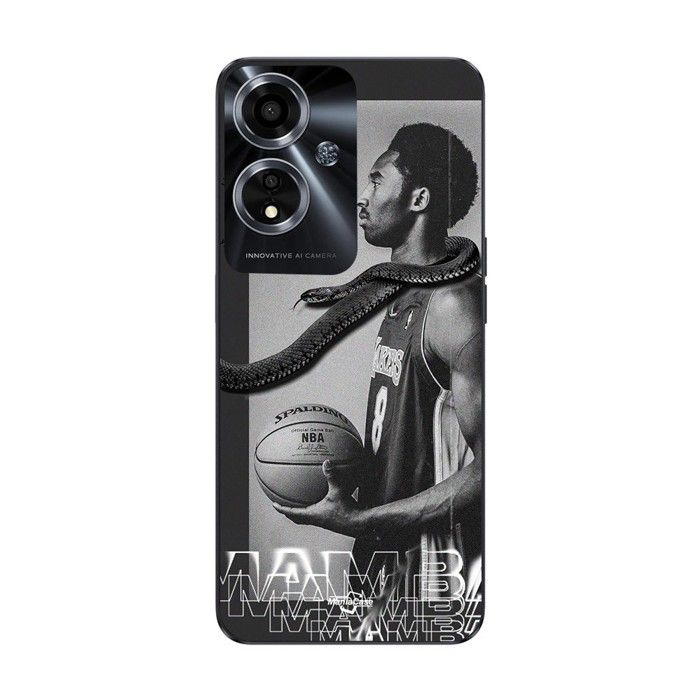 Coque de téléphone - MANIACASE - Oppo A59 5G - Noir - Silicone TPU - Style sportif