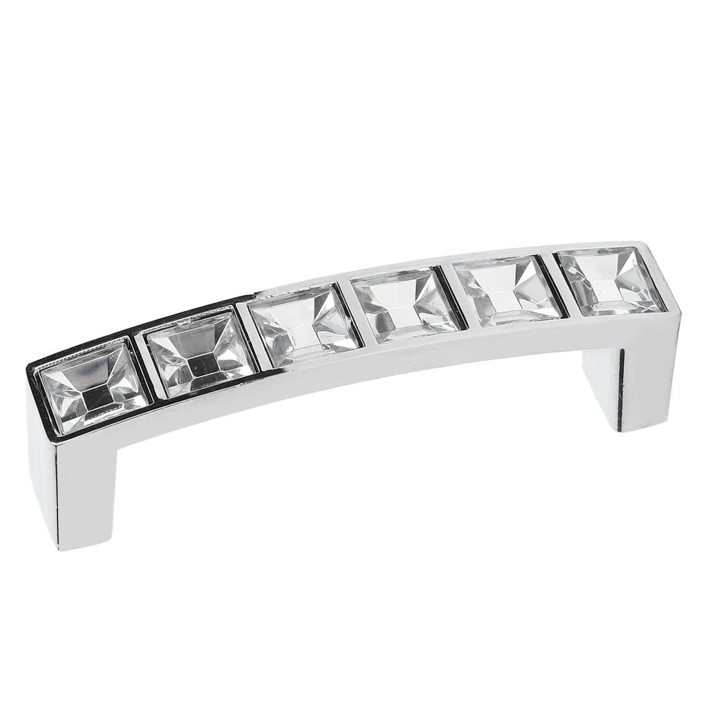 Ручка Crystal Handle Modern Simple Cabinet Door Diamonds Double Hole Handle Pull для ящика