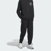 adidas Originals X Feifei Ruan FW23 Новогоднее издание, однотонный логотип, узкие вязаные спортивные штаны, штаны унисекс, черные IX4245