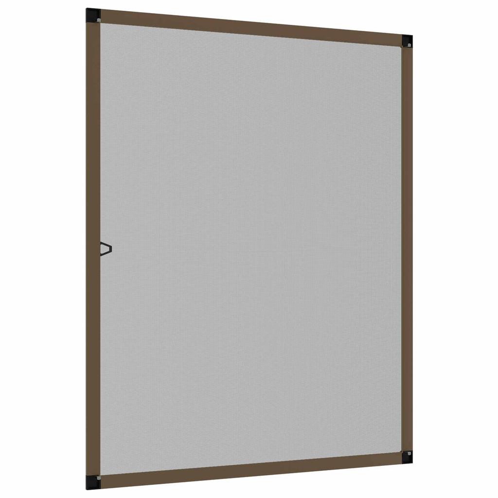 Window Insect Screen Brown 110 x 130 cm