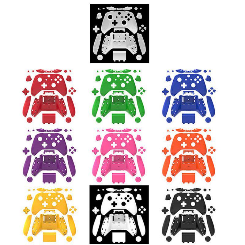 Матовый для корпуса корпуса Полный набор для корпуса Передние панели + Кнопки ABXY Бамперы Запасные части для контроллера XB One S Slim