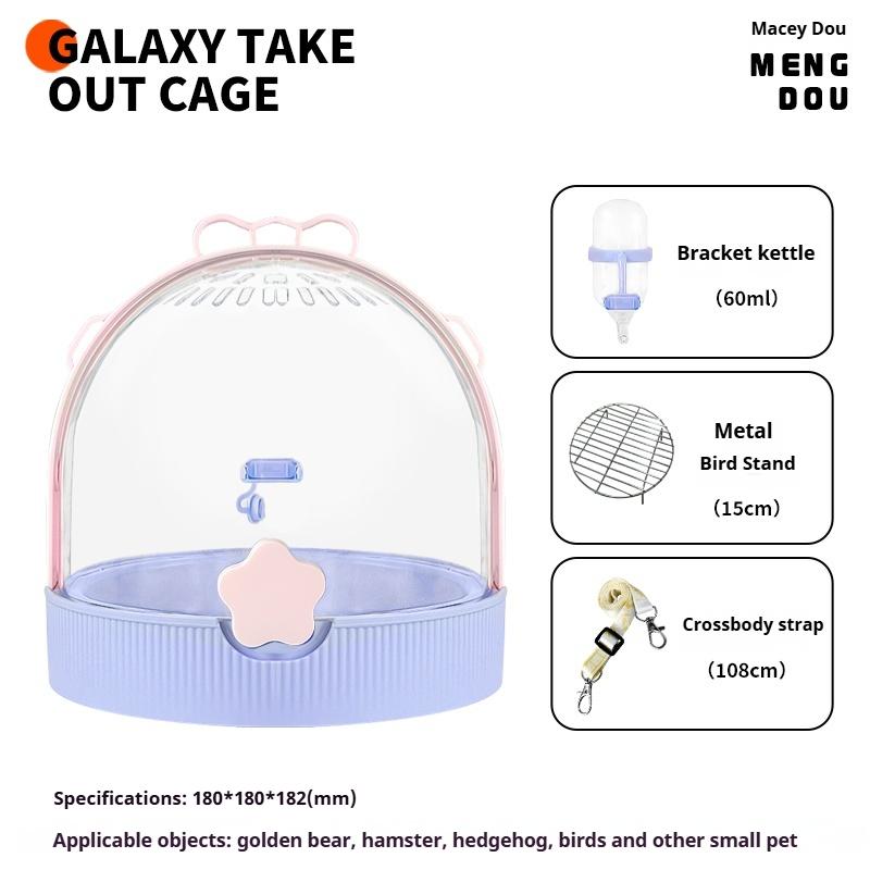 Товары для животных Клетка для попугаев на вынос Удобная клетка для выноса Сумка для выноса Предназначена для просмотра на открытом воздухе Ветрозащитная Можно носить в руке или через плечо