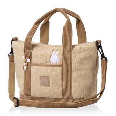 Hapitas Миффи Сумка-тоут из боа 6084, Средняя, B300, Слоновая кость