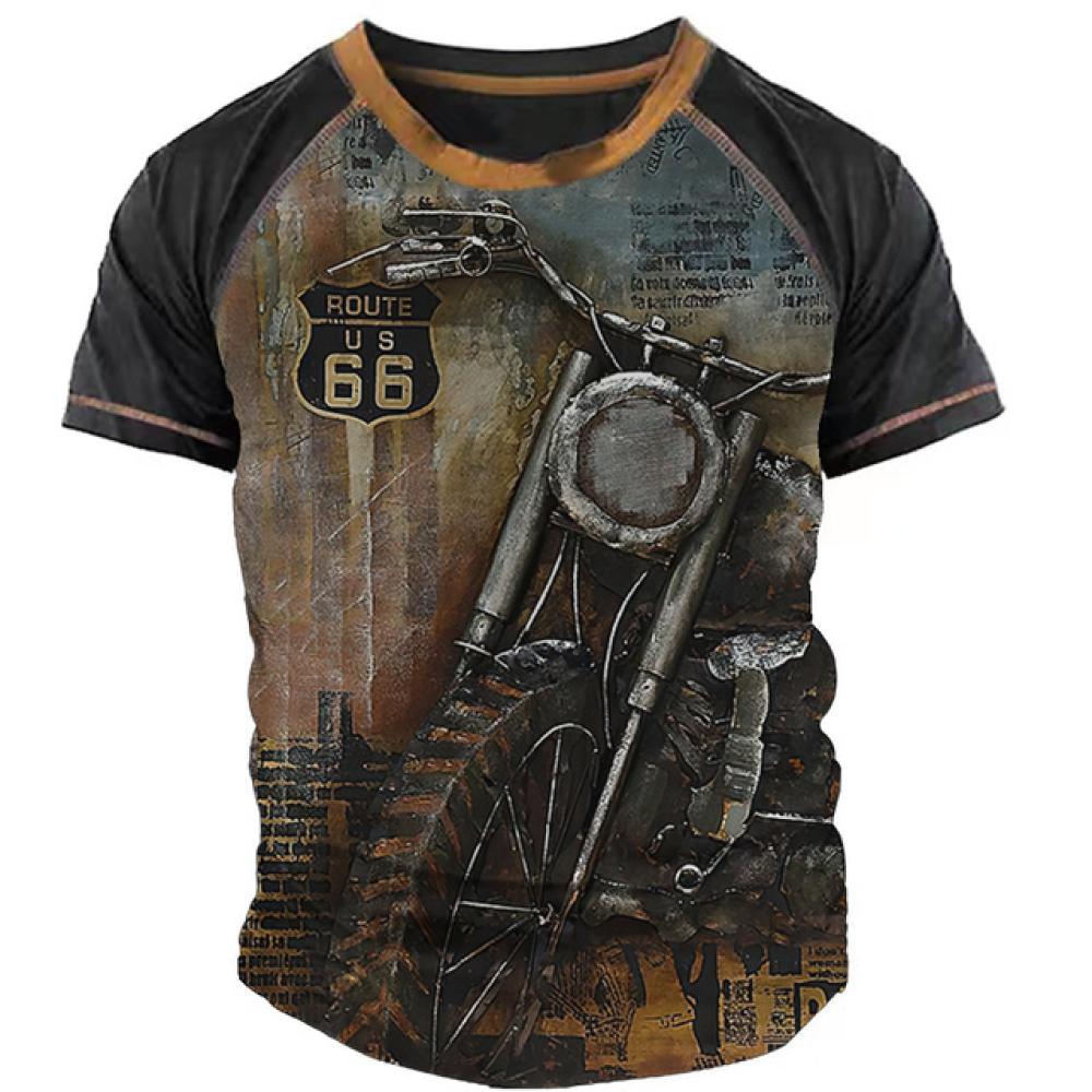 Винтажные мотоциклетные футболки для мужчин, летняя одежда, футболки с 3d графикой, уличная одежда, топы с короткими рукавами, мужские мотоциклетные рубашки, футболки