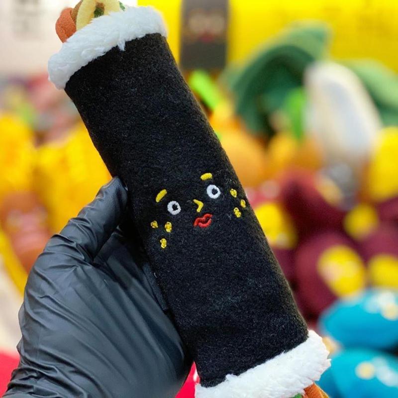 Игрушка-грызунок для раздачи лакомств для собак, мягкие жевательные игрушки для щенков, прорезывающихся зубов, мягкие, милые, плюшевые, пищащие, для маленьких и средних собак