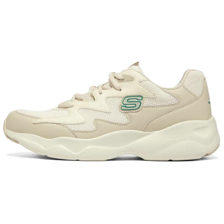 Skechers DLites Airy Mesh Синтетическая кожа Шнуровка Низкие папины кроссовки Мужские кроссовки Off-White 894044-OFWT