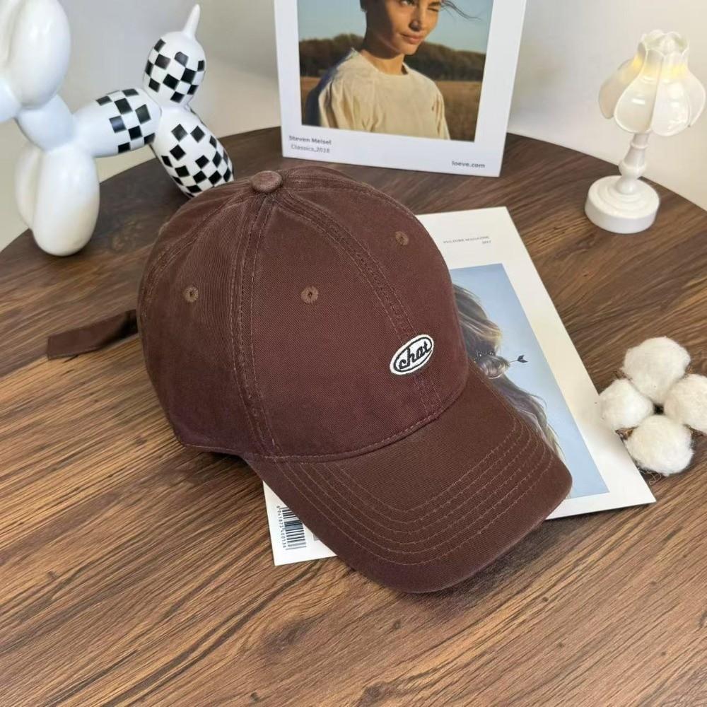 Embroidery Baseball Hat Korean Snapback Cap Casual Peaked Cap Men Women