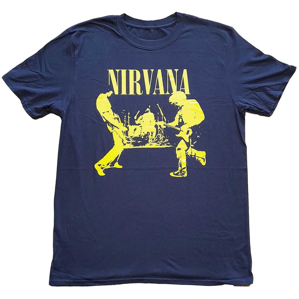 Футболка с графикой группы Nirvana Унисекс Унисекс Круглый вырез 100% Хлопок Короткий рукав Y2k Оверсайз Мода Популярная Винтажная Футболка Сувенир