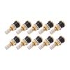 10 Pcs Brass Valve Stem TR501 High Strength Tubeless Truck Valve Stem for 0.625in Valve Holes