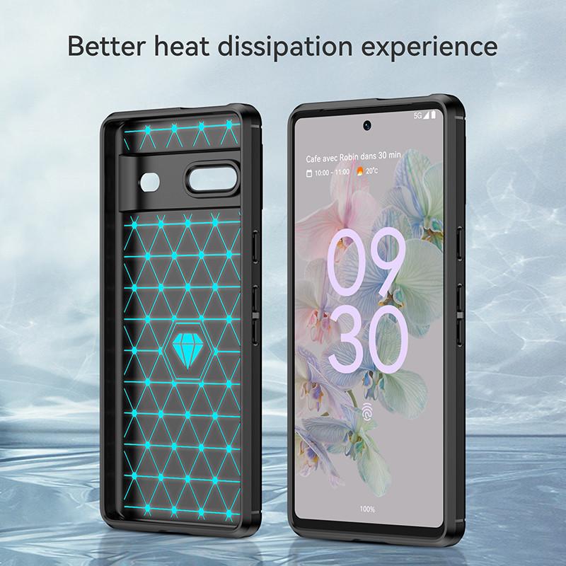 Чехол для Google Pixel 7, чехол для Google Pixel 7, противоударный силиконовый защитный бампер из углеродного волокна для Google Pixel 7 7 Pro Fundas