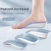 Arch Support Height Increase Insoles Half Pads Orthopedic Breathable Memory Foam 7 Points Lifts Shoe Pads Flat Feet Support