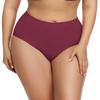 Women Plus Size Panty Comfort Thin Underwear Seamless Simple Plain Panties Briefs 0Xl 1Xl 2Xl 3Xl 4Xl 5Xl