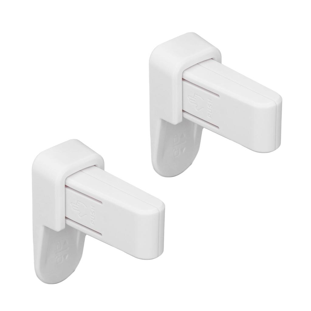 2 шт., замки для дверей с защитой от детей, замки для дверных ручек, детские замки для безопасности малышей, домашних животных, кошек D